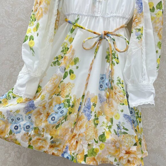 ✨Zimmermann floral plunge dress - Picture 8 of 8